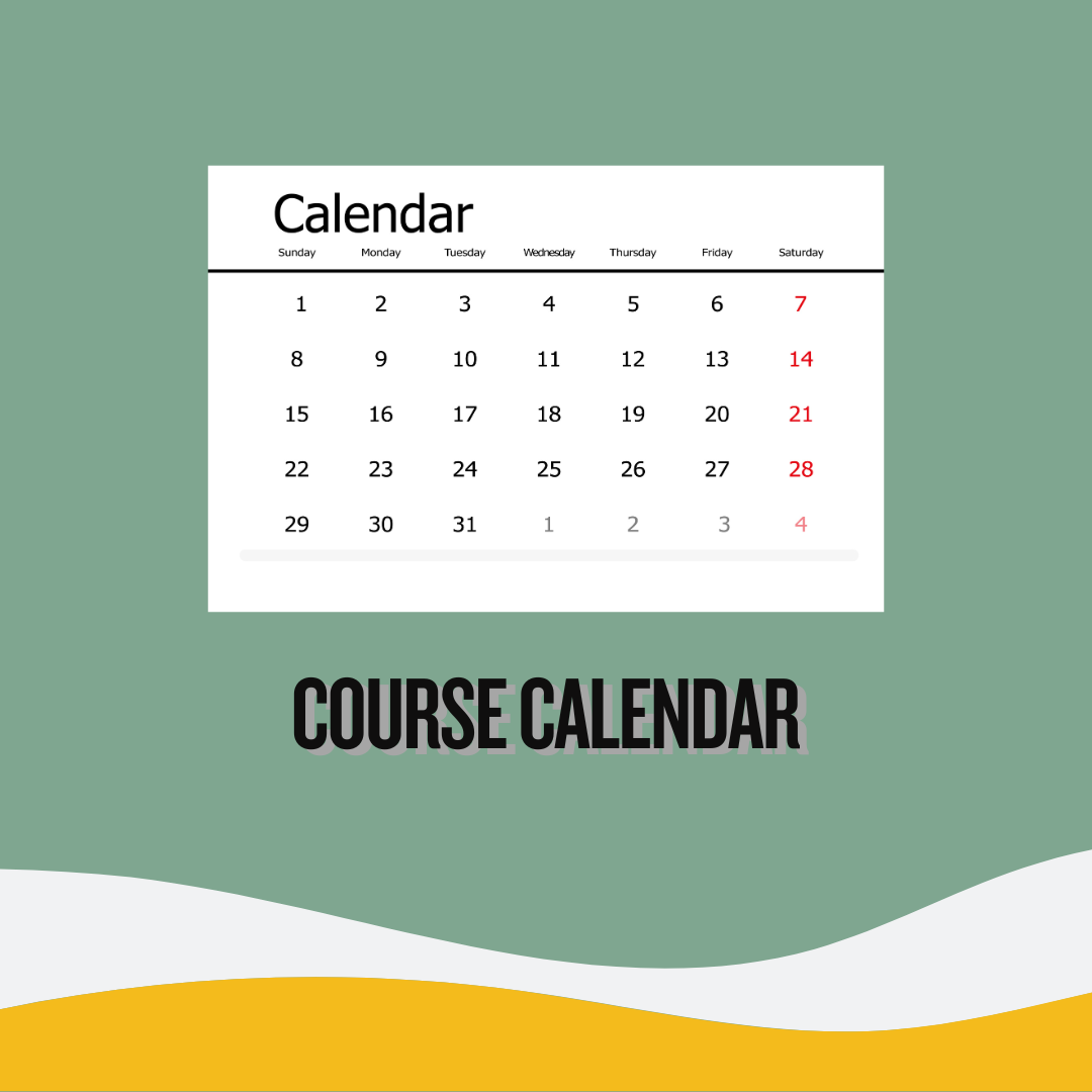 Course Calendar